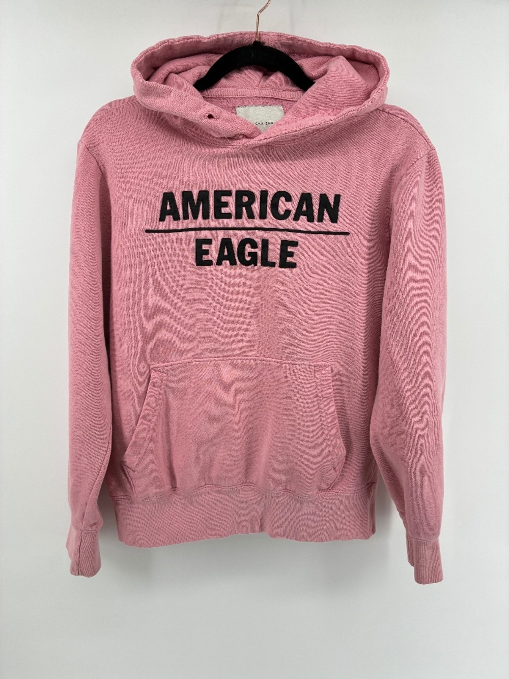 American Eagle Super Soft Outfitters Pink Hooded Crew Sweatshirt